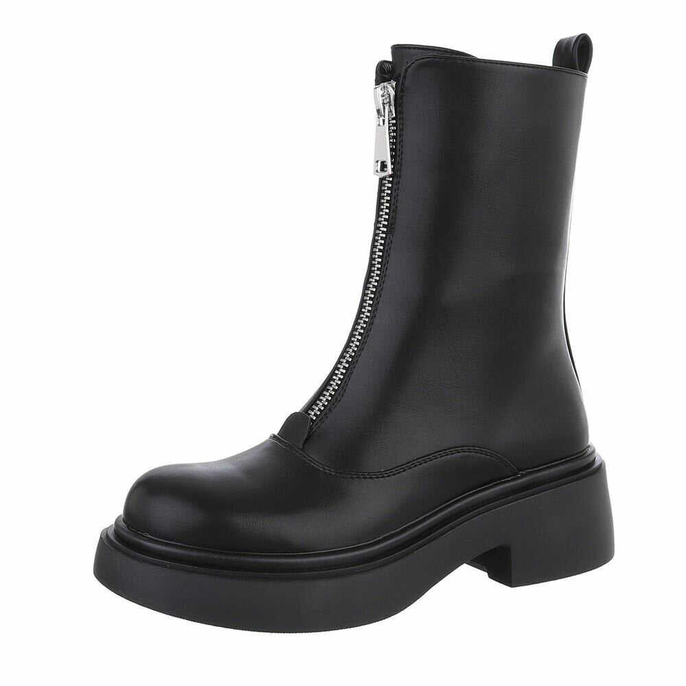 STIEFELETTE URBAN ZIP BLACK