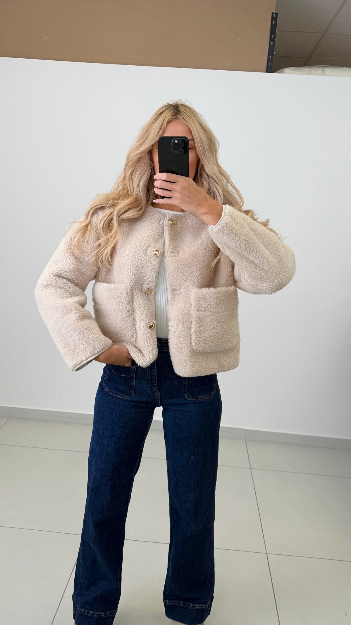 TEDDYJACKE LEONORA BEIGE