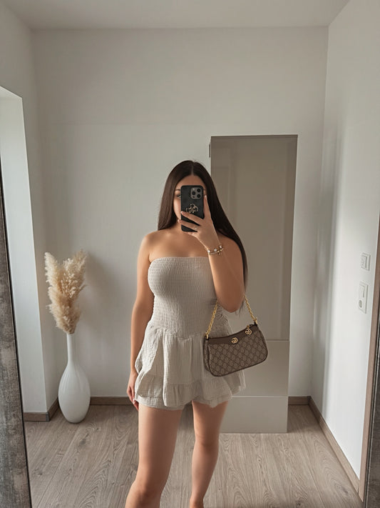MUSSELIN JUMPSUIT BEIGE DREAM