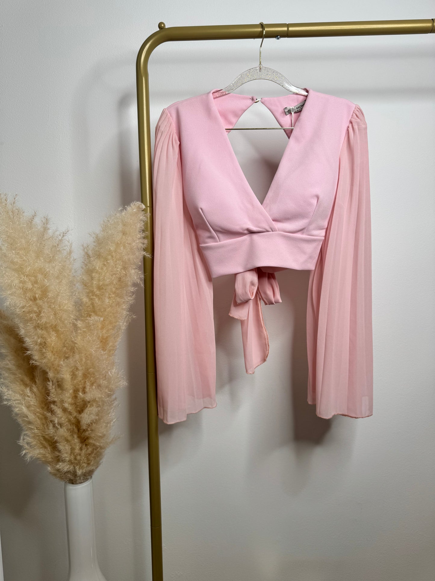 CROP BLUSE ROSA
