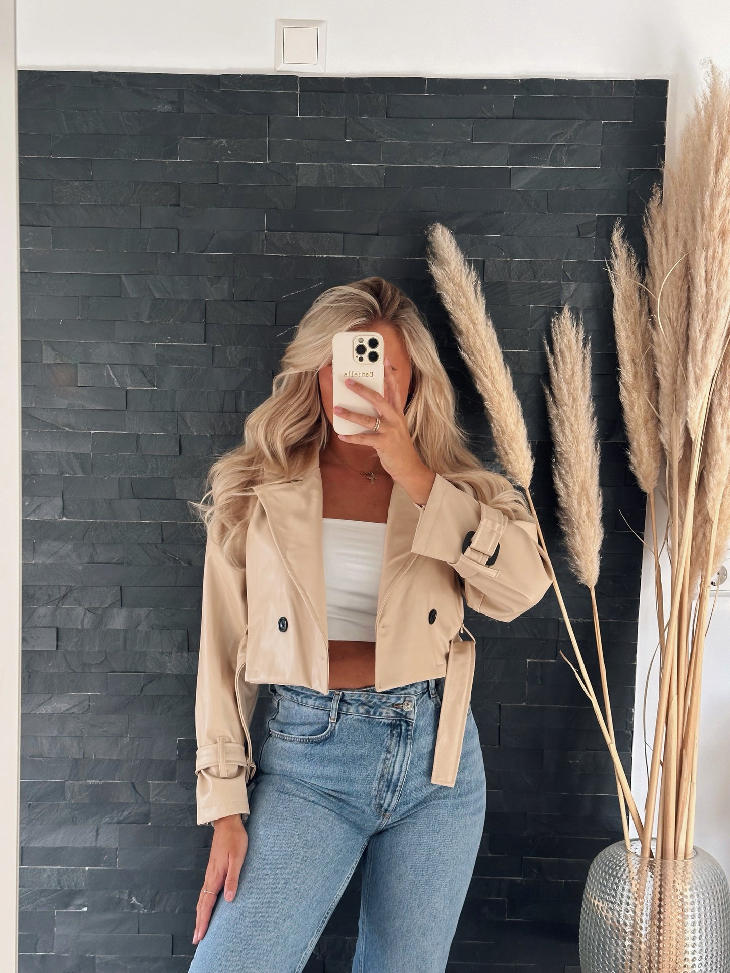 TRENCHCOAT CLASSY CROPPED