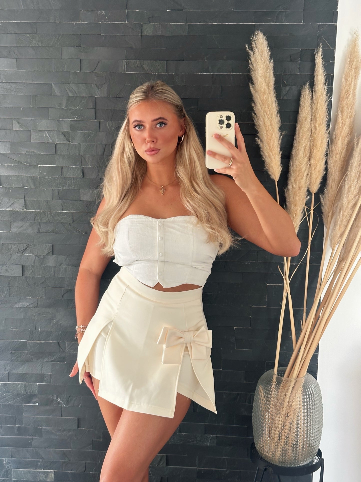 HOSENROCK BELLE - CREME MIT SCHLEIFE