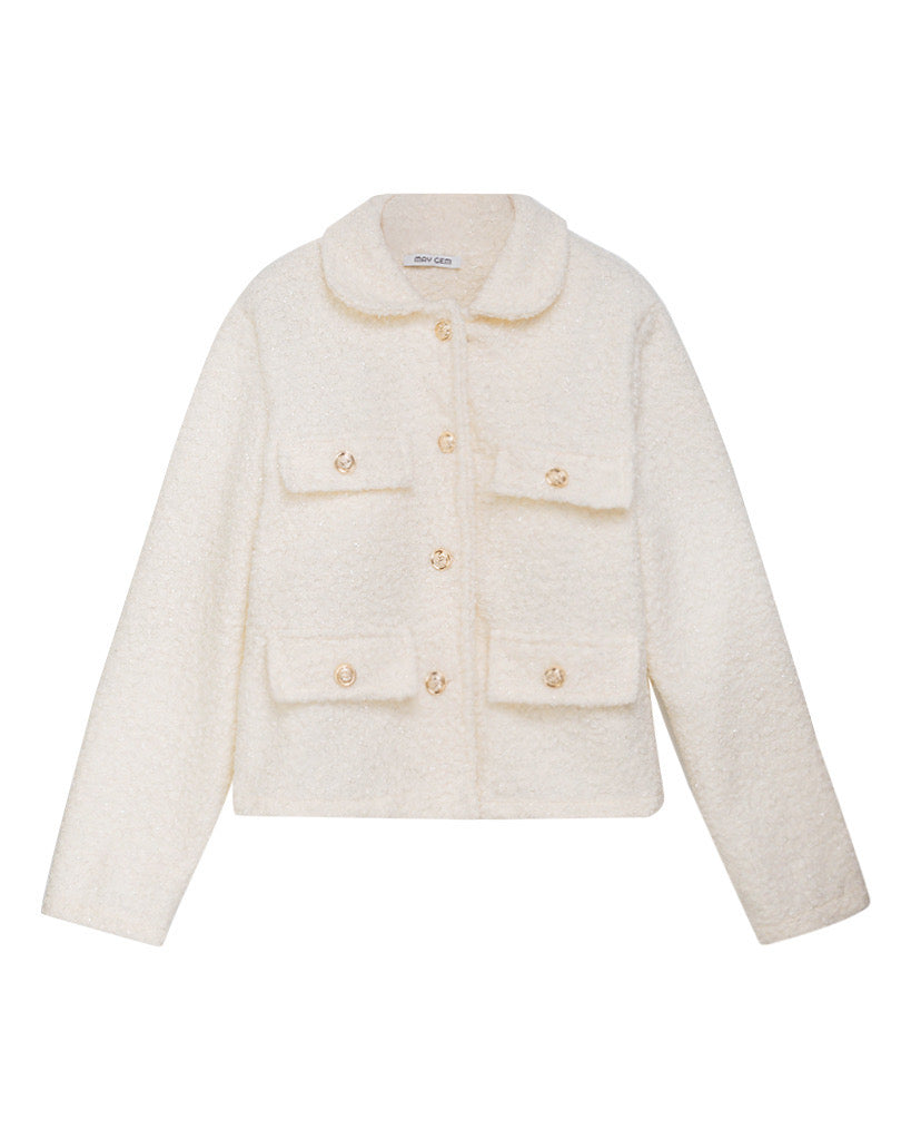 BOUCLÉ JACKE WEIẞ