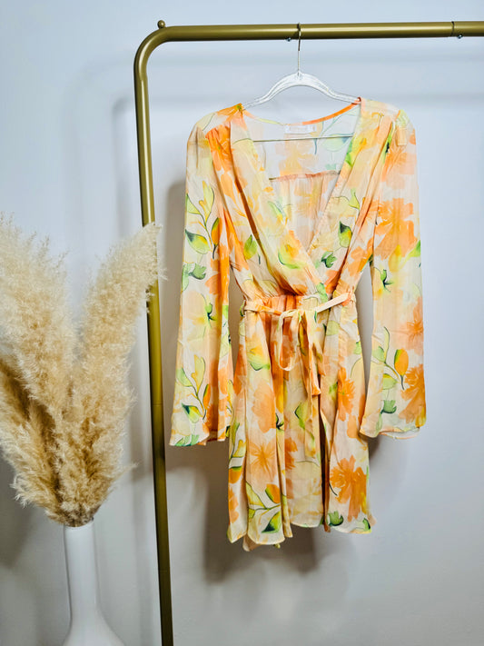 DRESS WITH WIDE SLEEVES