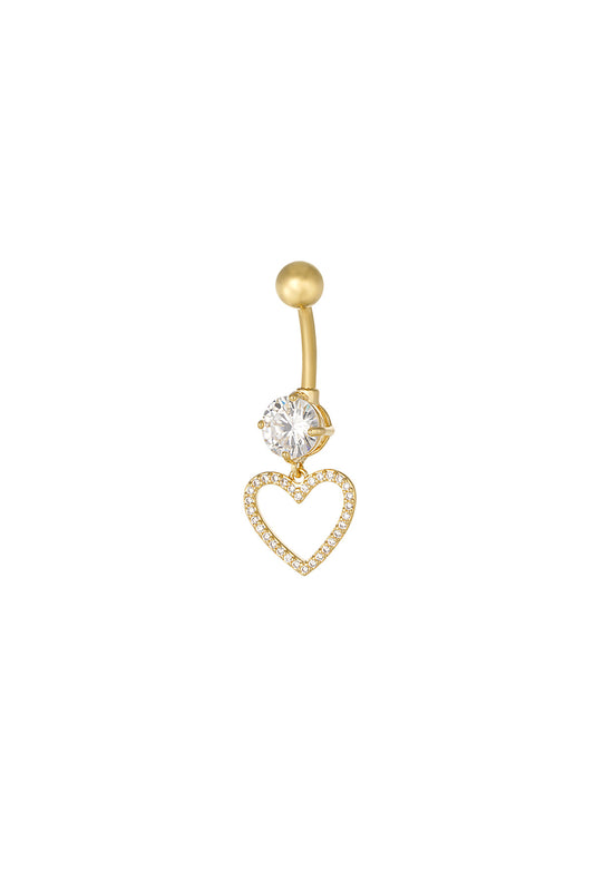 BAUCHNABELPIERCING HEART