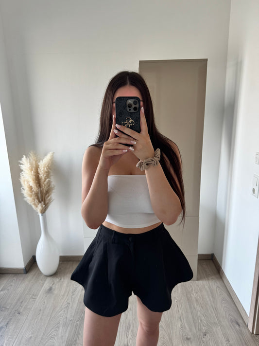 SHORTS AUSGESTELLT SCHWARZ