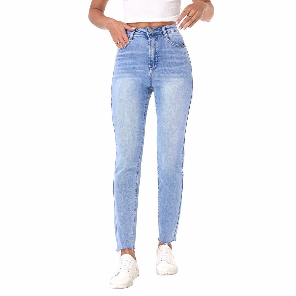 HIGHWAIST JEANS SKYLINE LIGHT BLUE