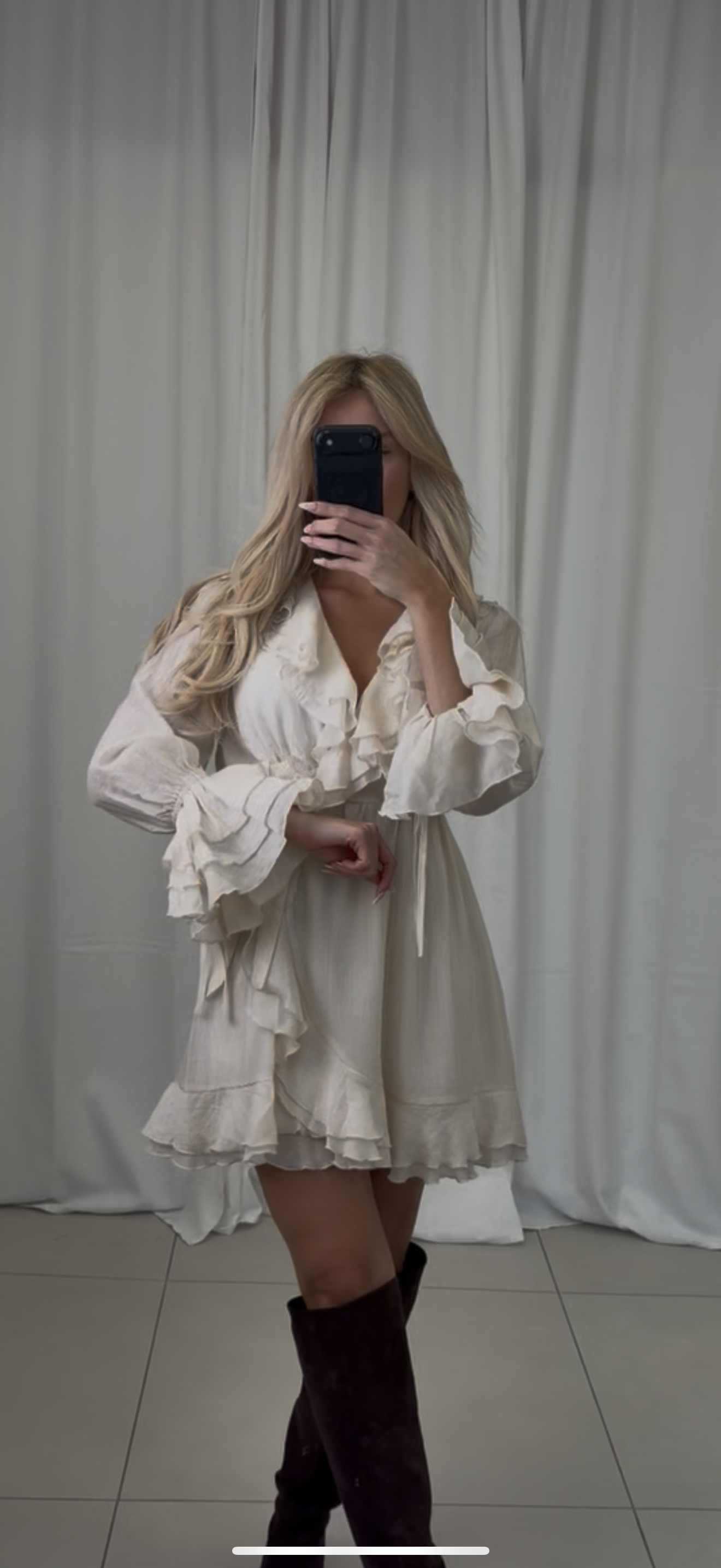 KLEID VOLANTLIEBE BOHO
