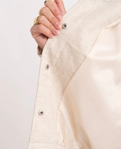 LEINENJACKE ELEGANT CHIC