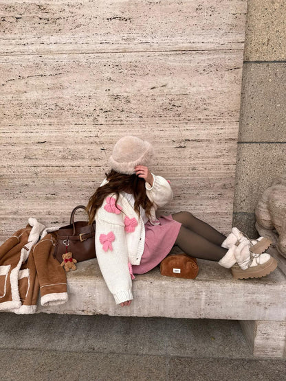 STRICKCARDIGAN BOWS & DREAMS