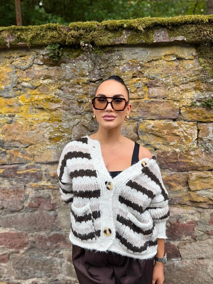 CARDIGAN STRIPE CHIC