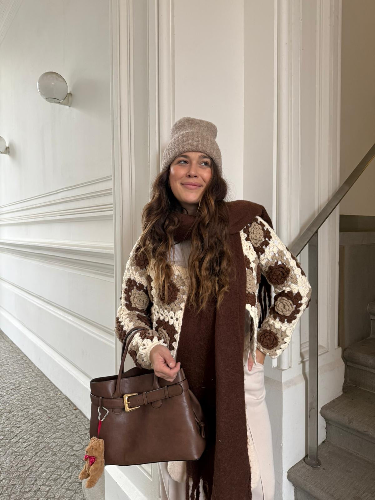 HÄKELCARDIGAN VINTAGE BLOSSOM