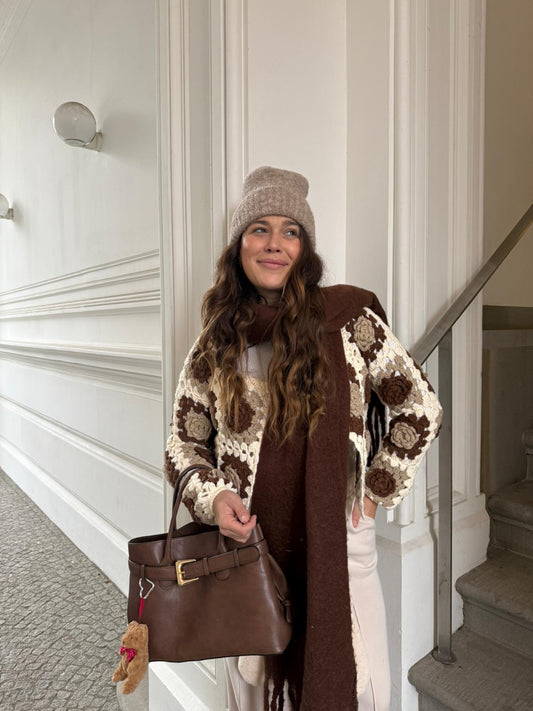 HÄKELCARDIGAN VINTAGE BLOSSOM