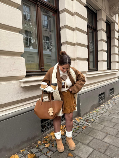 SHORTS AMBER FRILL CORD