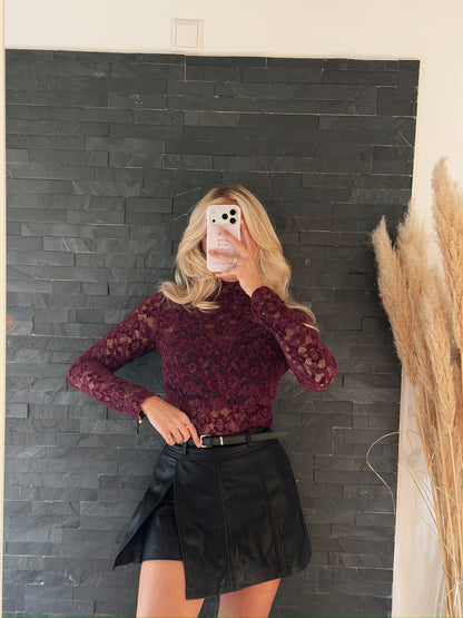 HOSENROCK MARIELLA KUNSTLEDER