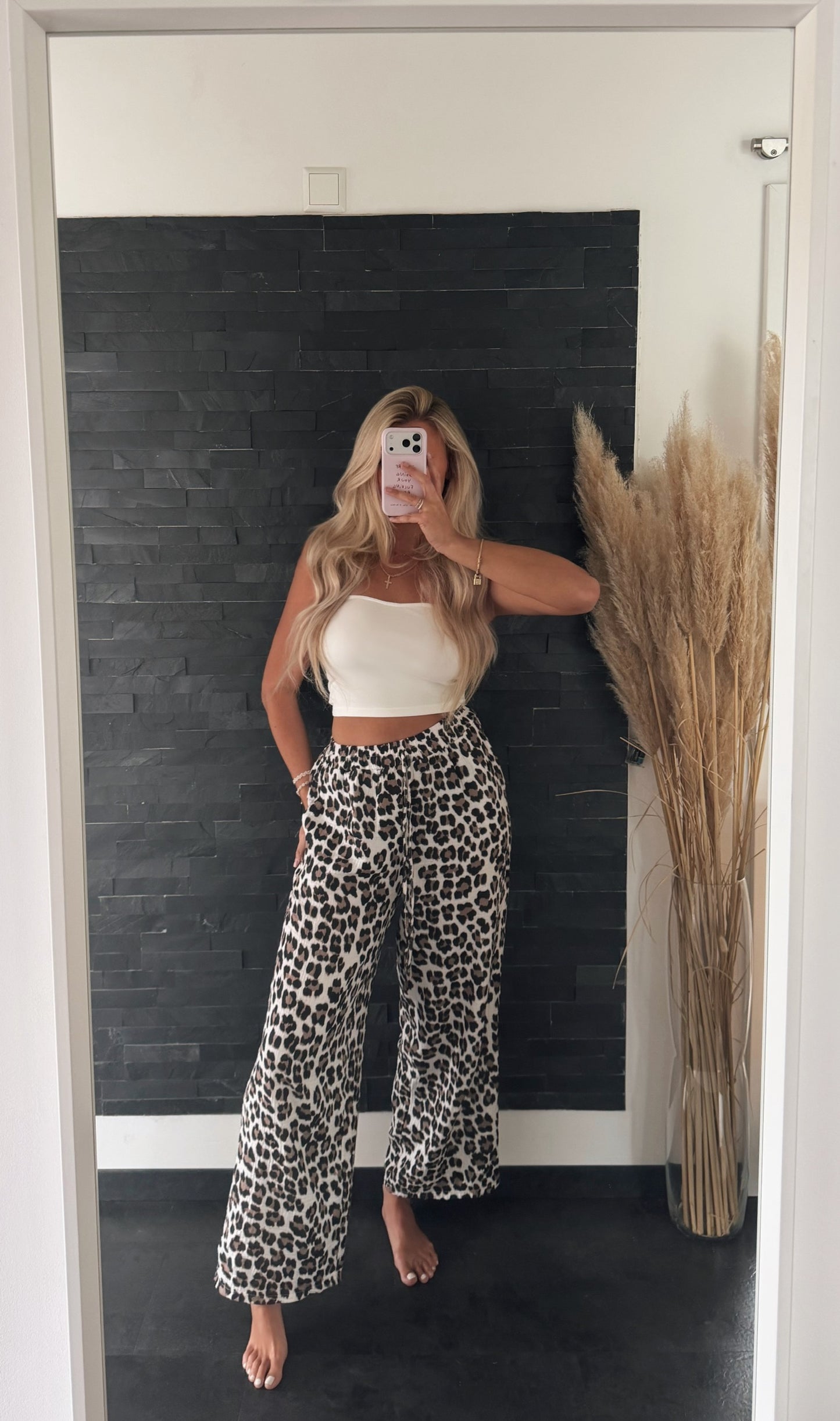 MUSSELIN HOSE SAFARI CHIC