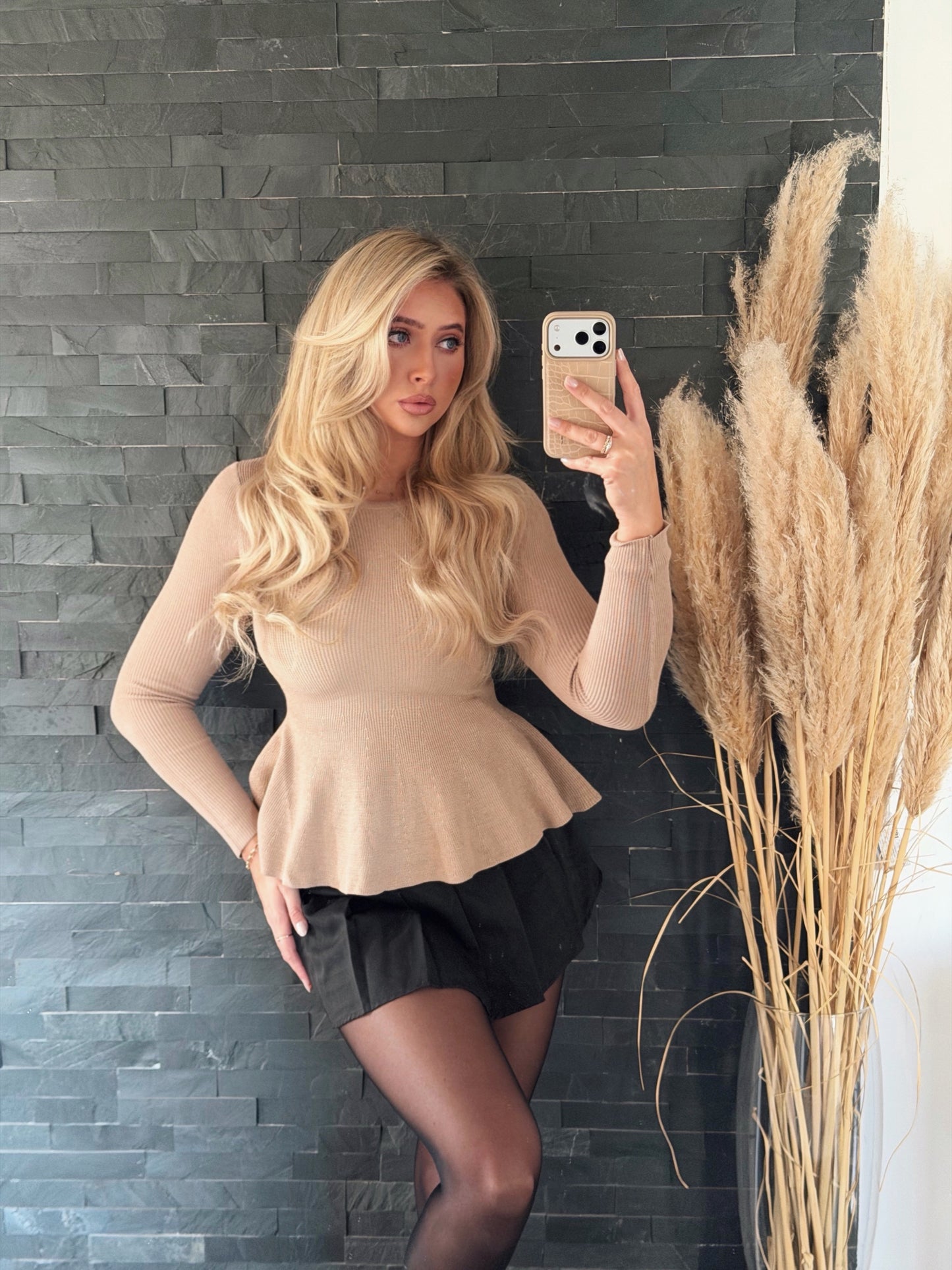 OBERTEIL SOFT PEPLUM