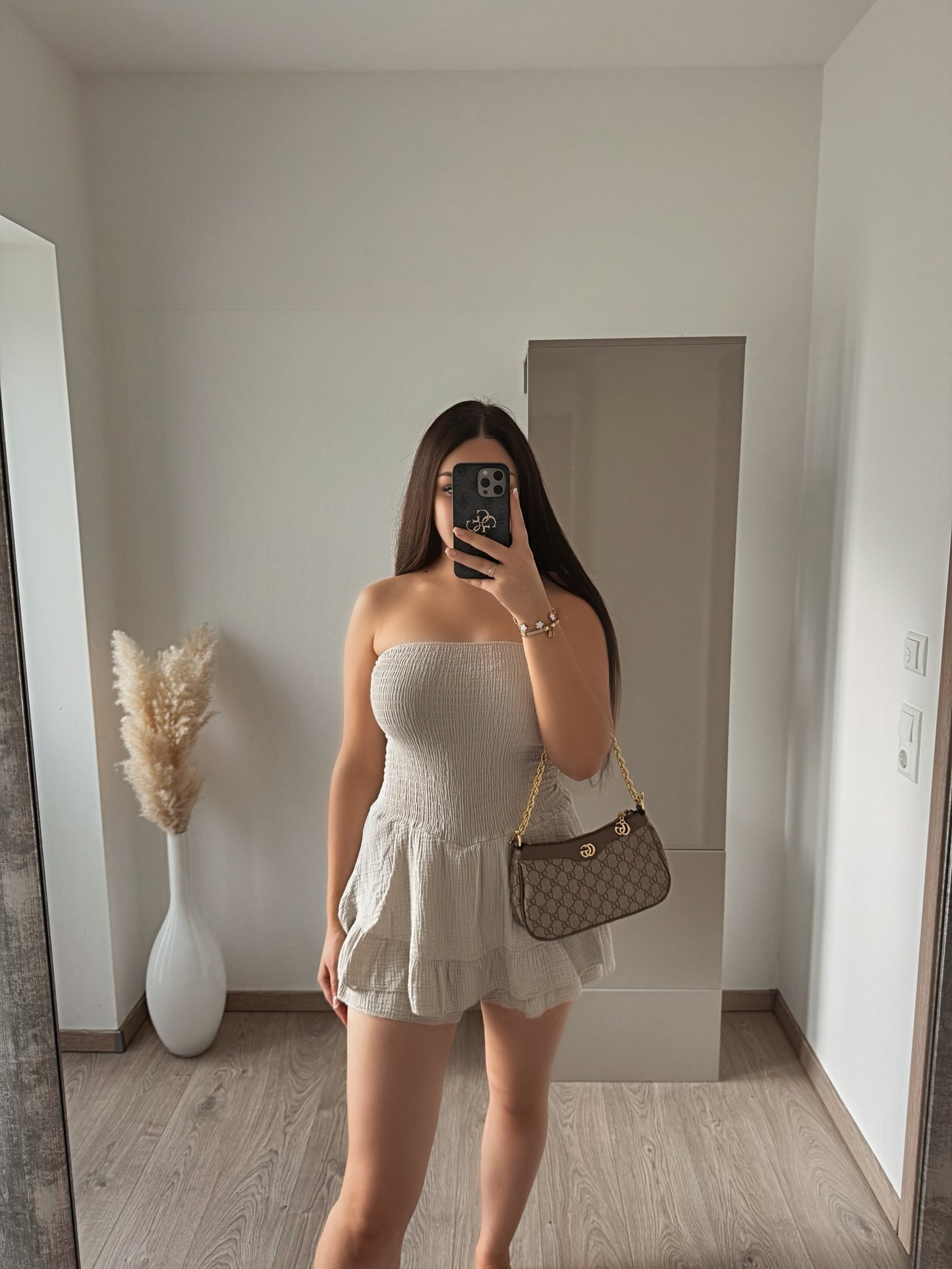 MUSSELIN JUMPSUIT BEIGE DREAM