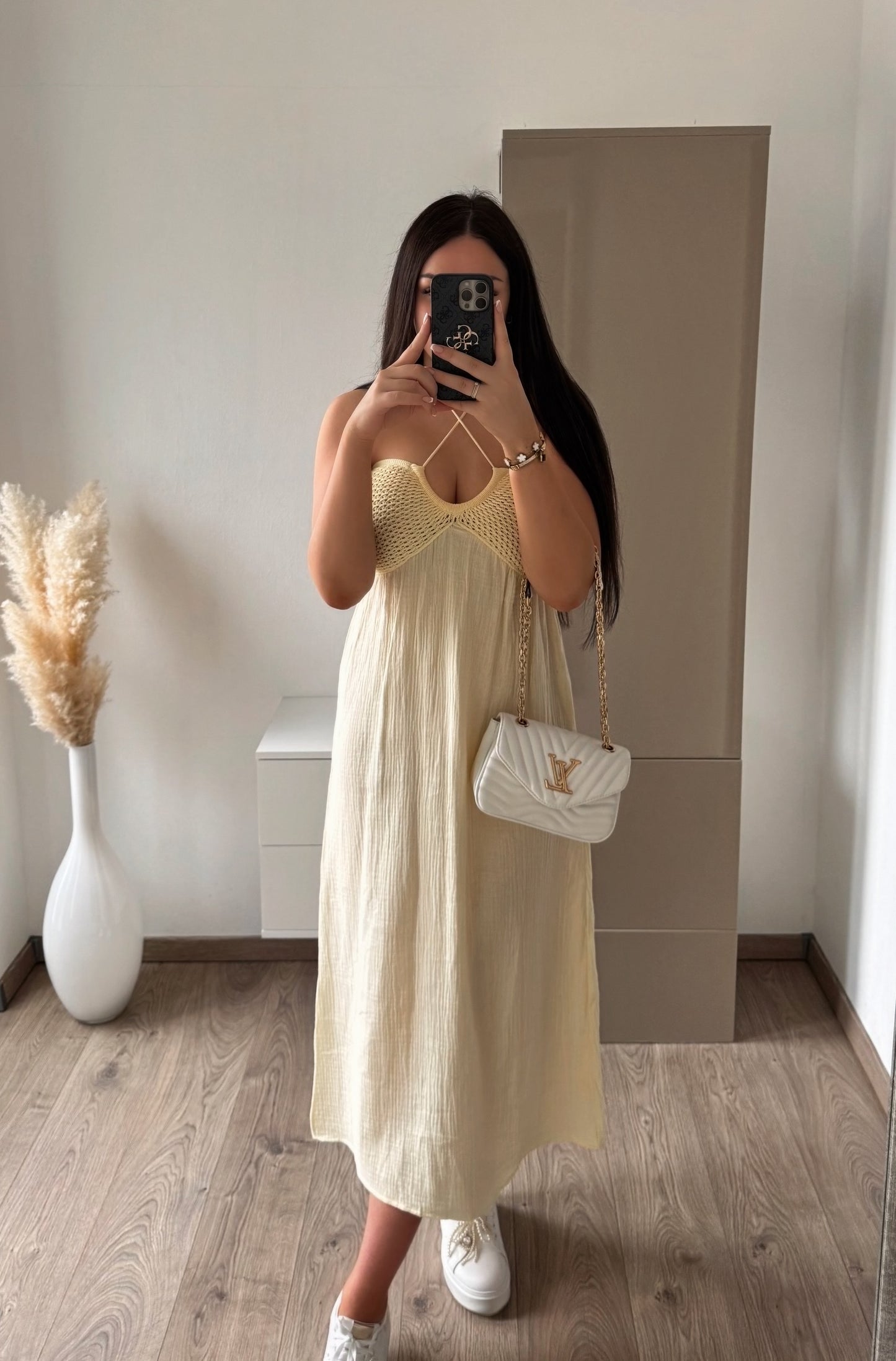 MUSSELIN KLEID LINA