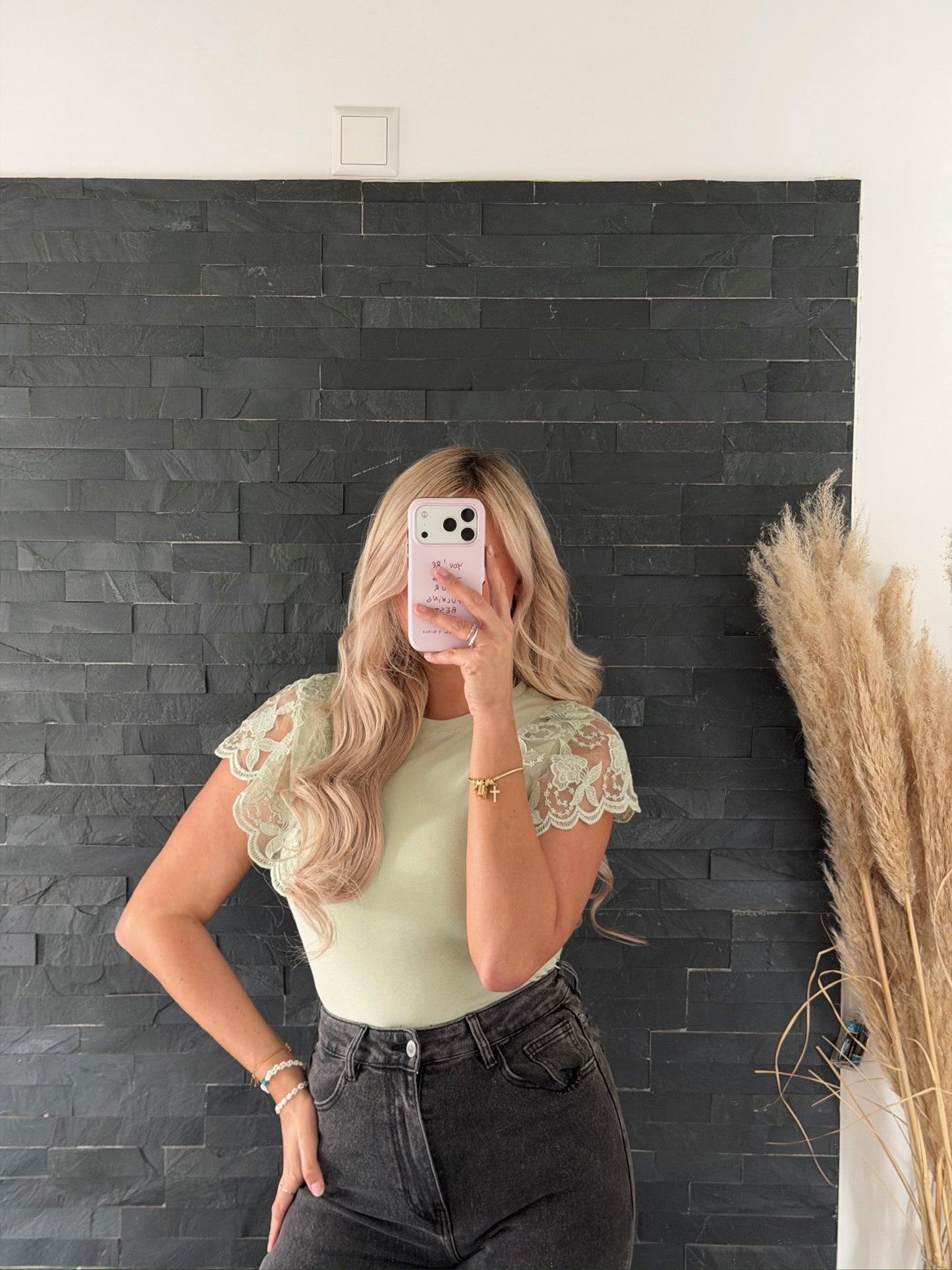 T-SHIRT LACE MINT