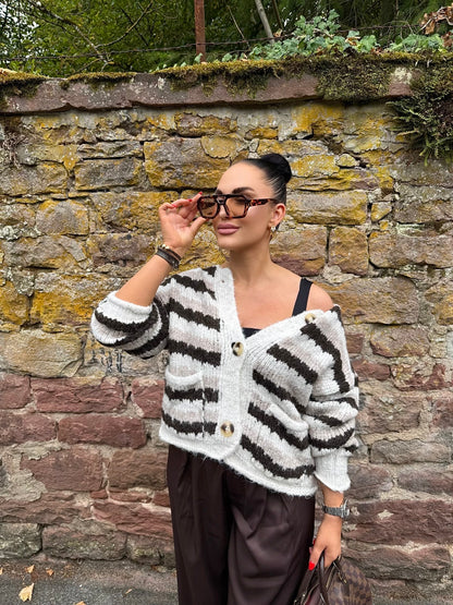CARDIGAN STRIPE CHIC