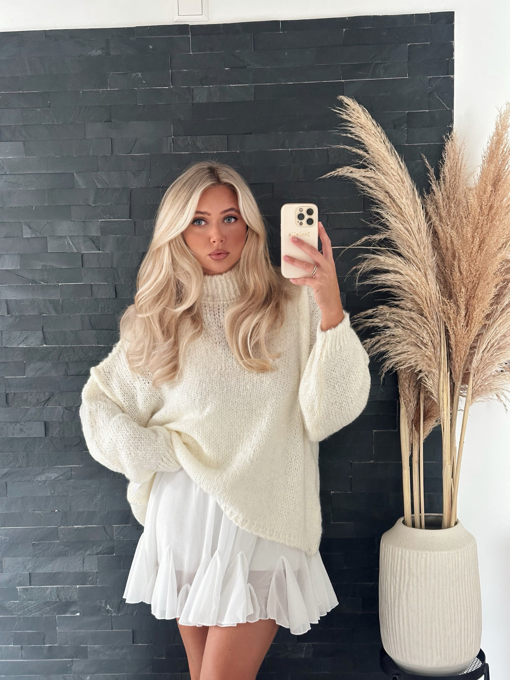 PULLOVER COZY OVERSIZE CREME