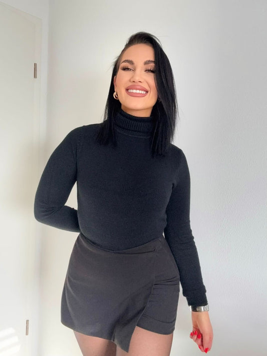 ROLLKRAGENPULLOVER BASIC CROP