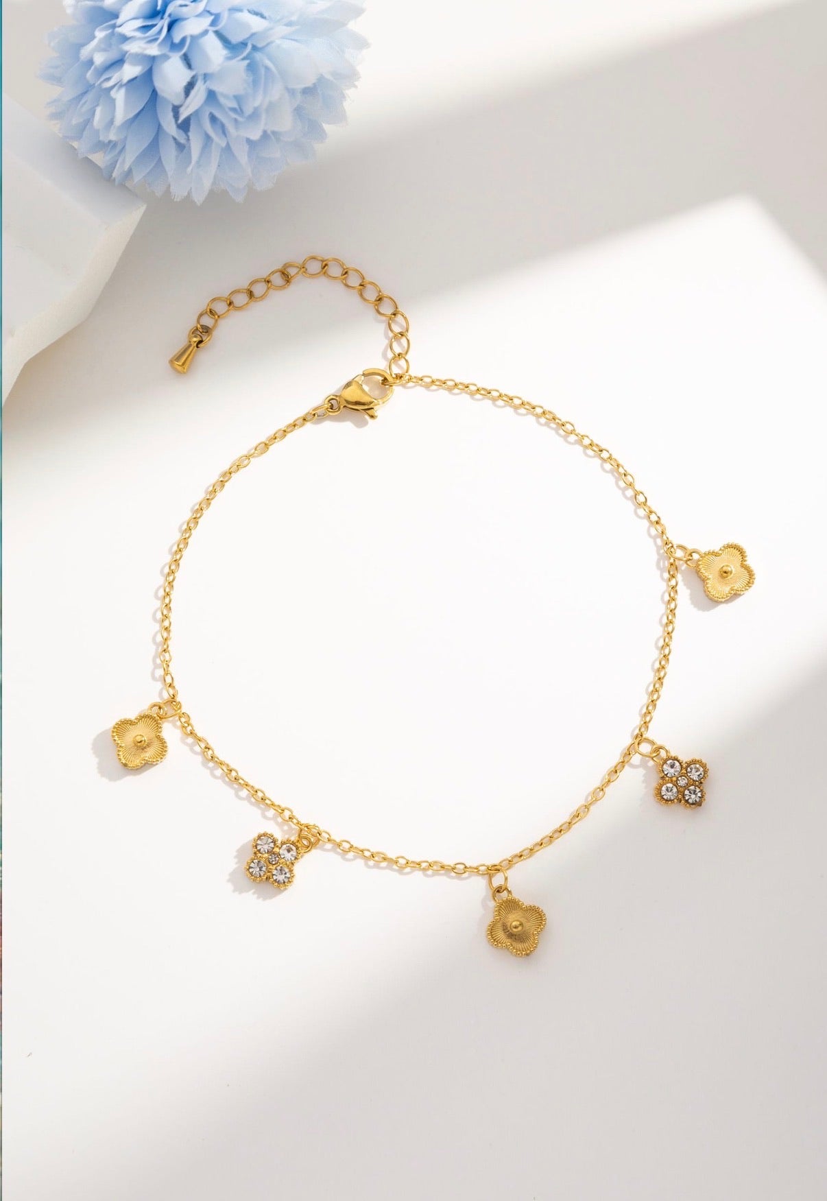 FUẞKETTE KLEEBLATT GOLD