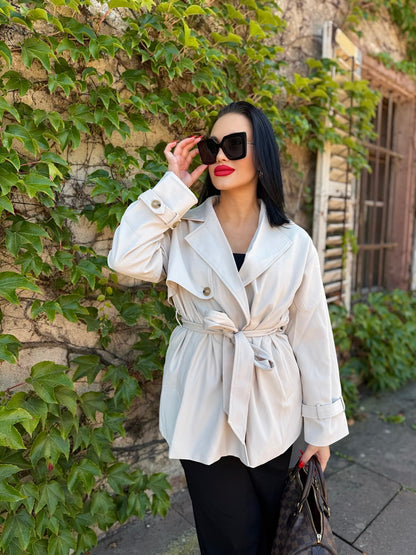 TRENCHCOAT CLASSY CREME