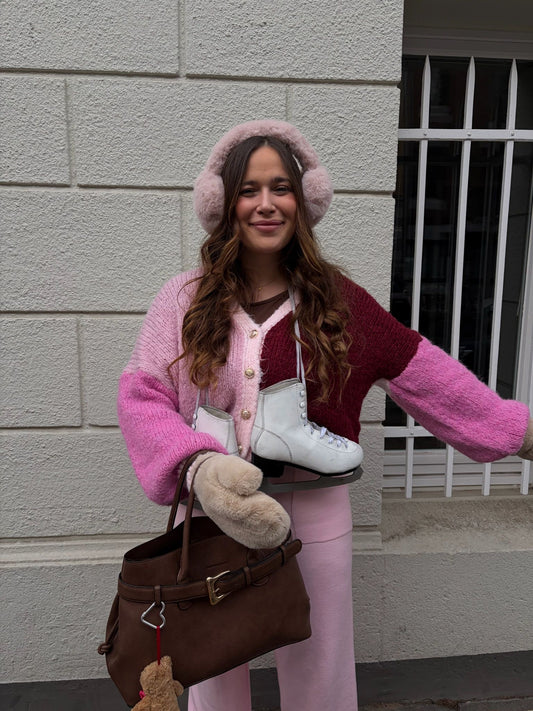 CARDIGAN BERRY BLUSH