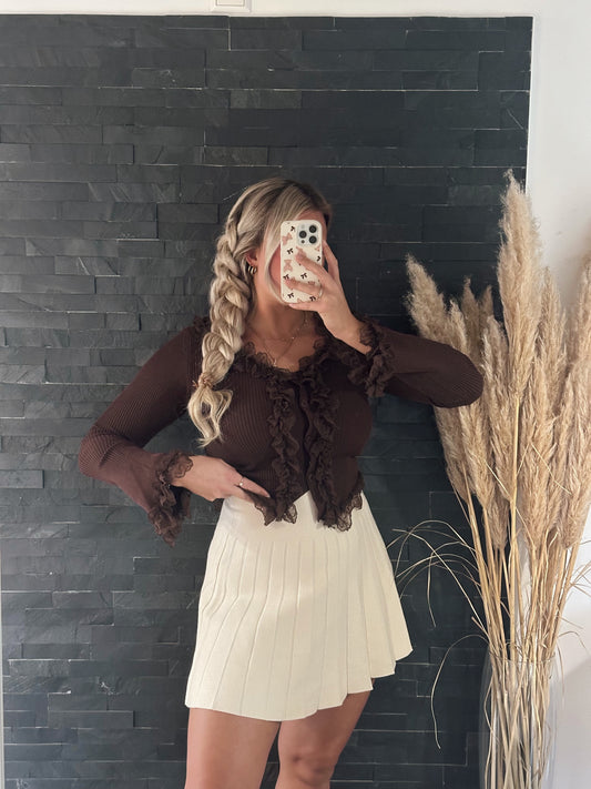 STRICKFALTENROCK PLEAT