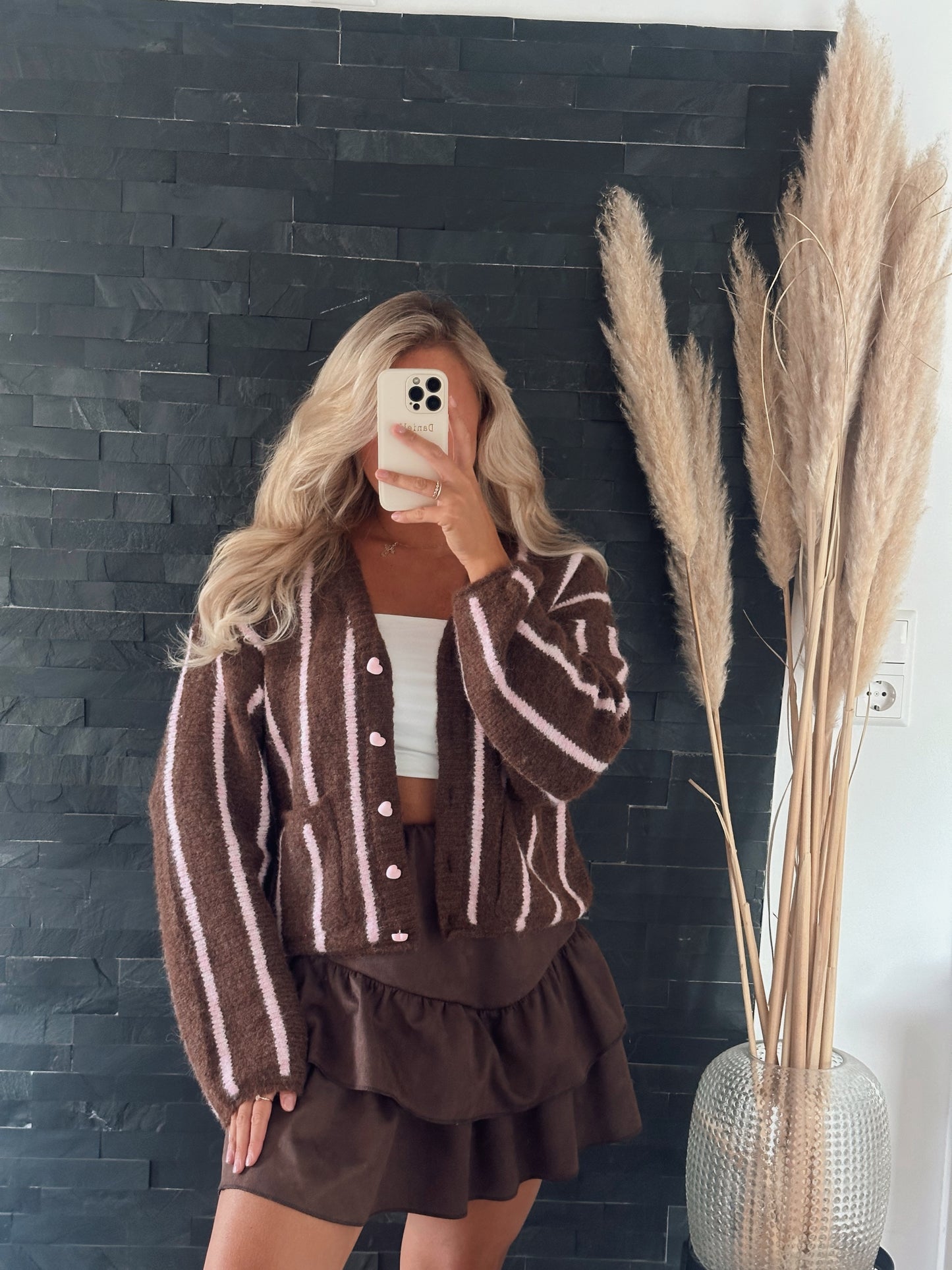 CARDIGAN CHOCO HEART