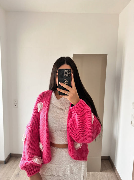 CARDIGAN ROSIE PINK