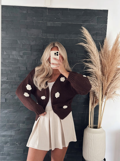 CARDIGAN ROSÉ SCHOKO