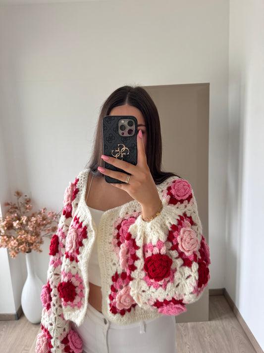 CARDIGAN ROSÉ LOVE