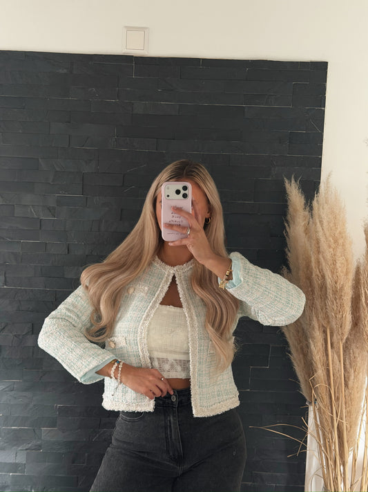 Tweed Jacke Minty
