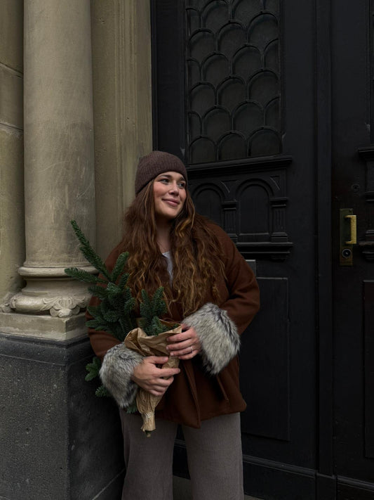 MANTEL ELEGANCE SCHOKO