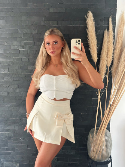 HOSENROCK BELLE - CREME MIT SCHLEIFE