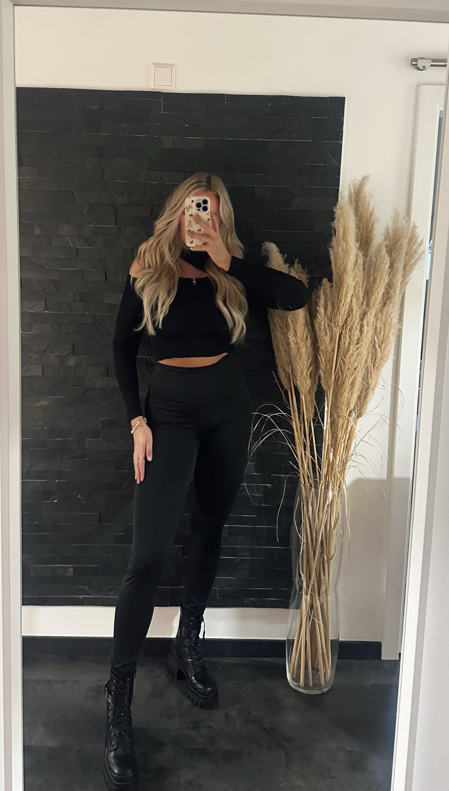 LEGGINGS SHAPE BUND BASIC – SCHWARZ