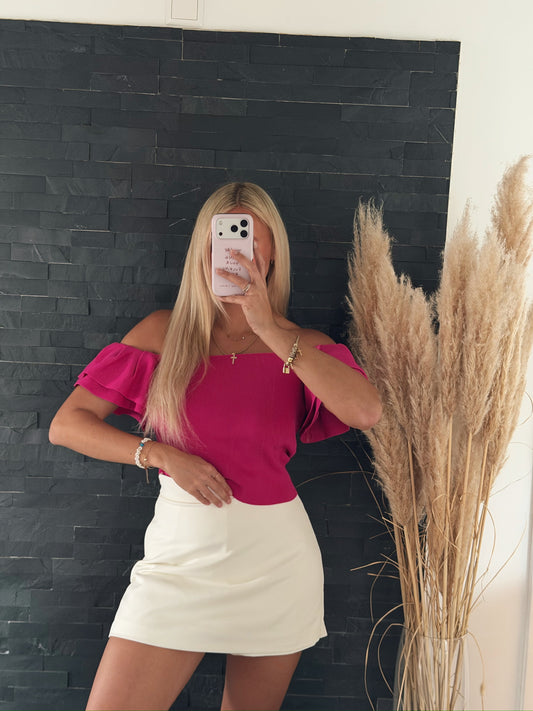 VOLANTTOP VIVIENNE PINK