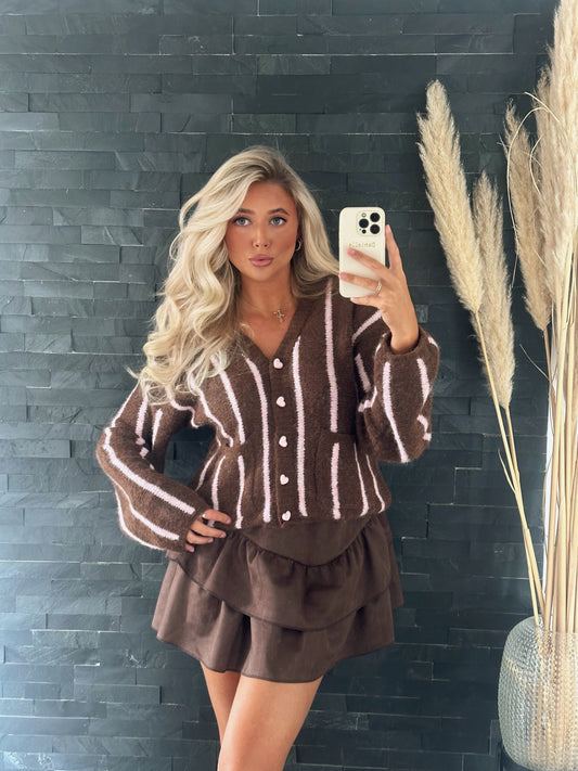 CARDIGAN CHOCO HEART