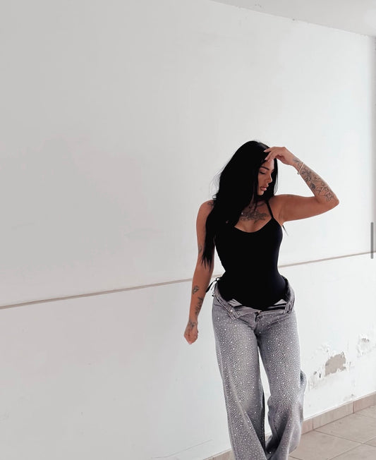 STRAIGHTJEANS SILVER DUST SPARKLING
