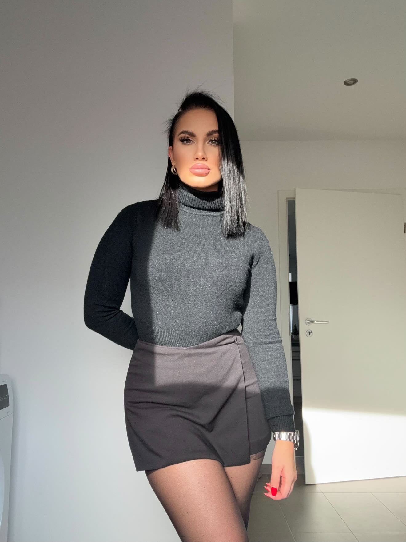 ROLLKRAGENPULLOVER BASIC CROP