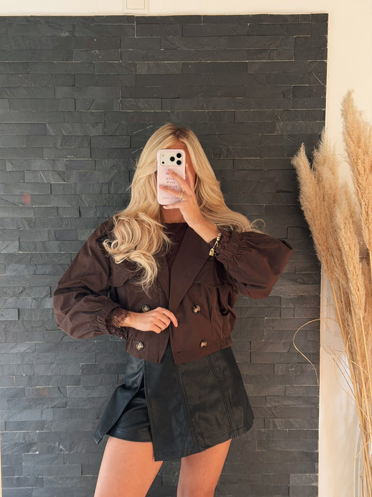 TRENCHCOAT AVA BRAUN