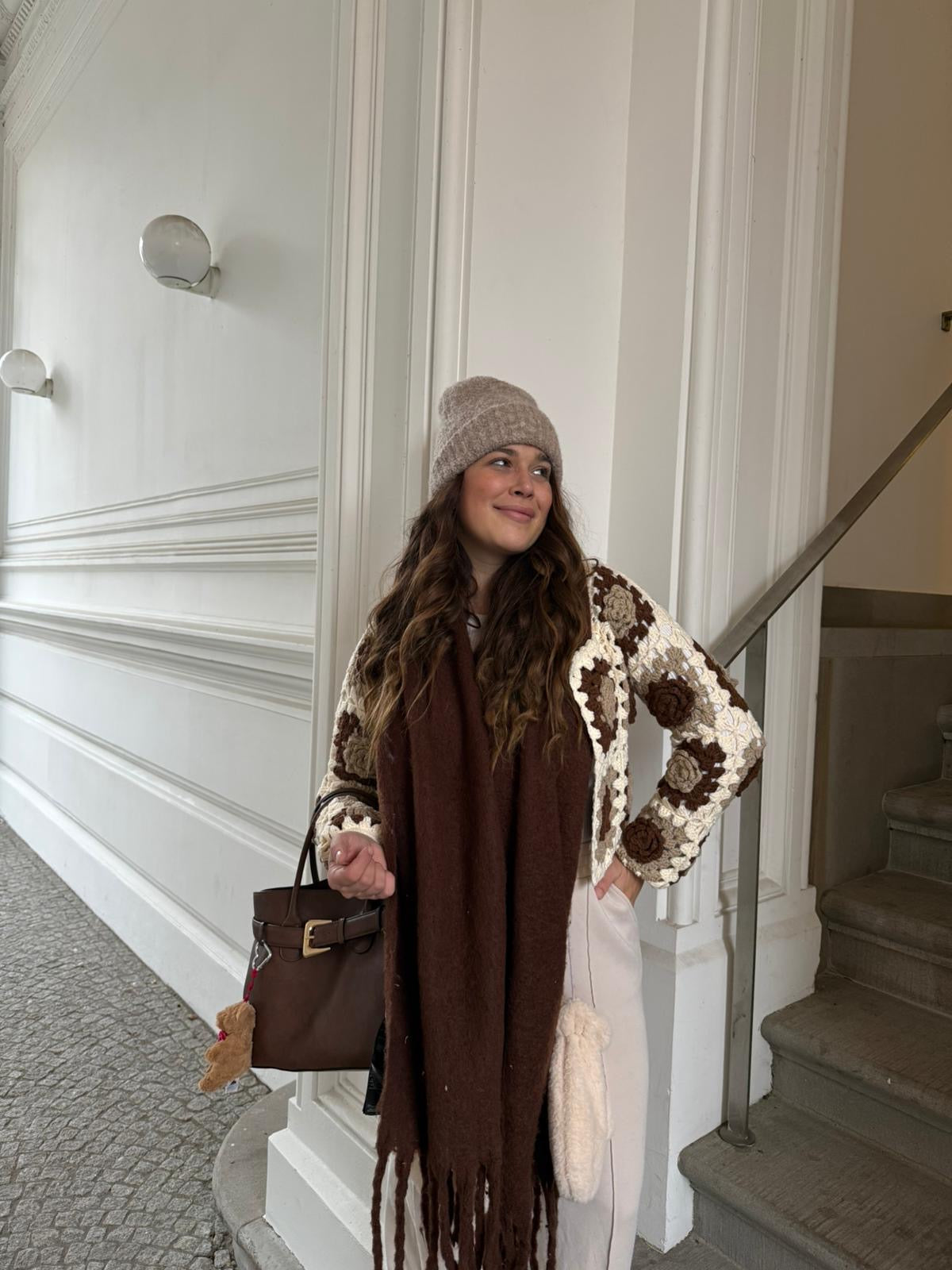 HÄKELCARDIGAN VINTAGE BLOSSOM