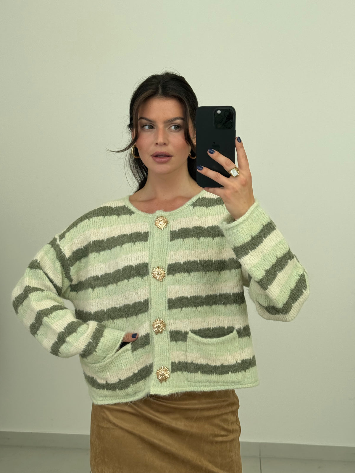 CARDIGAN GREEN LOVE