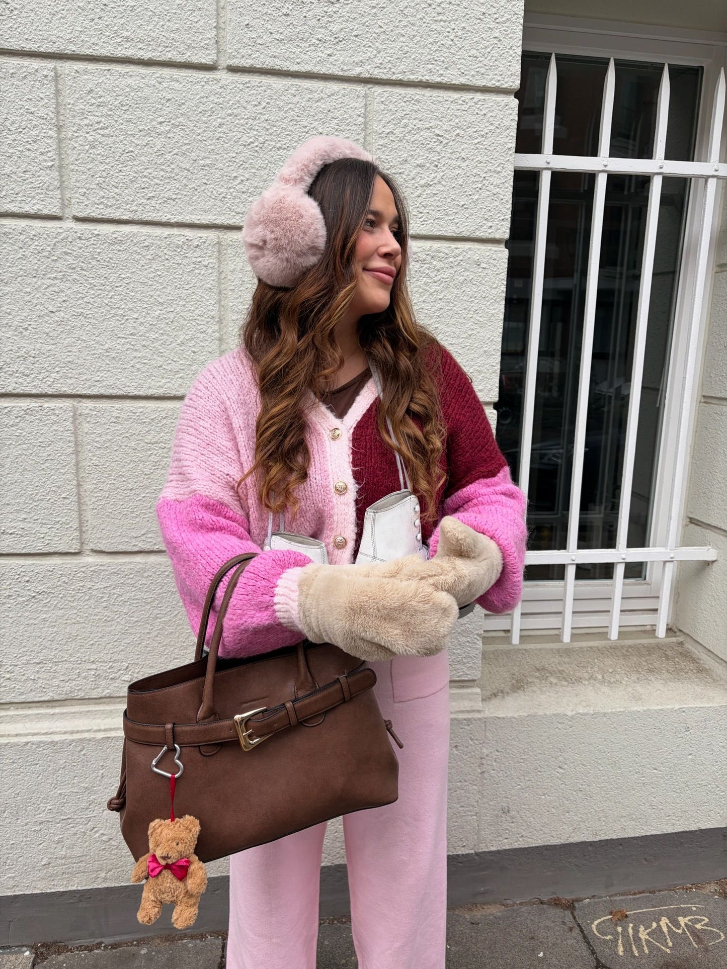 CARDIGAN BERRY BLUSH