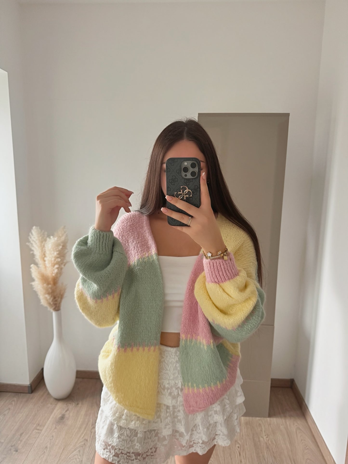 CARDIGAN LENI - PASTELL COLORBLOCK