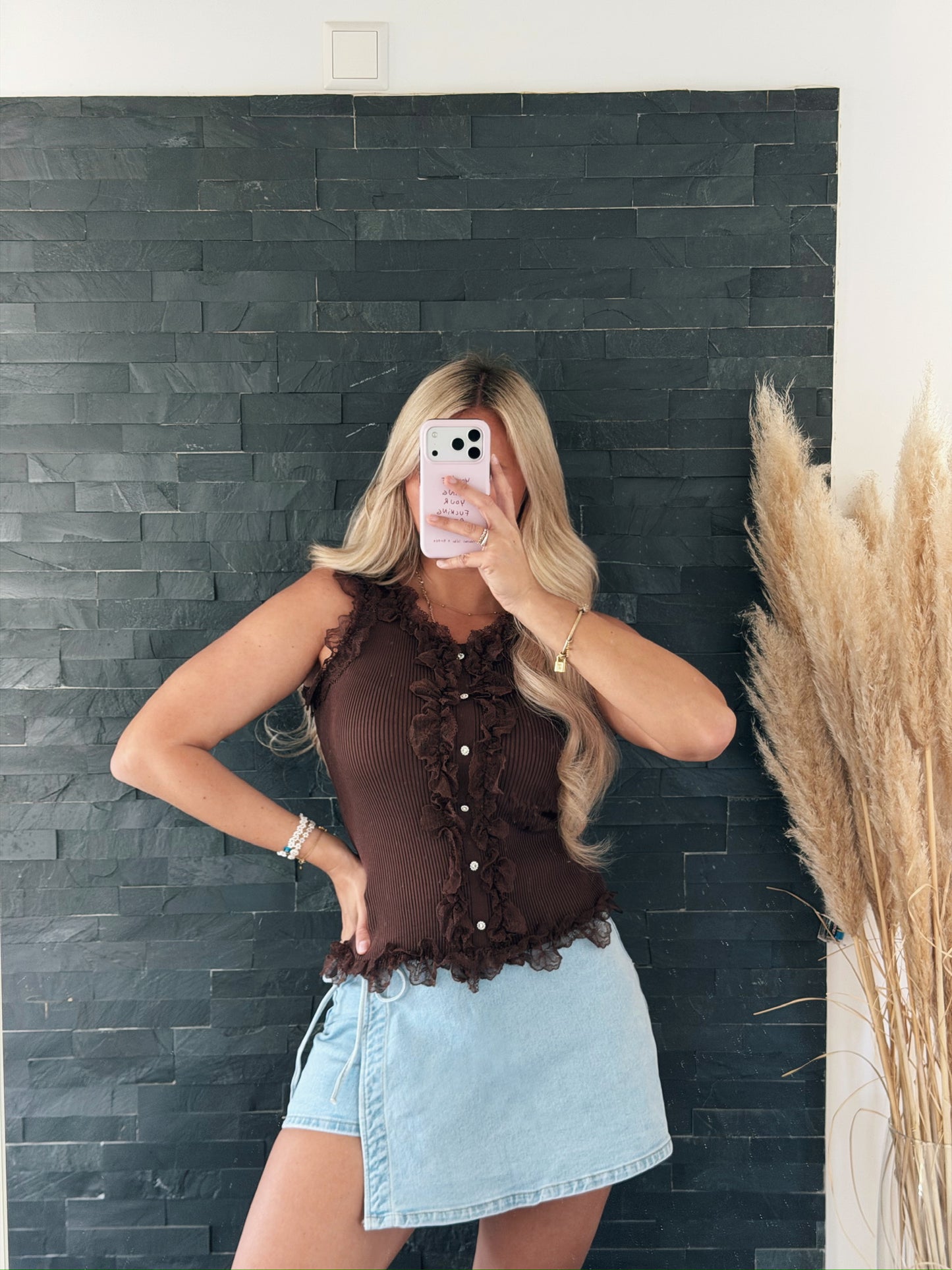 TOP ROMANTIC LACE SCHOKO